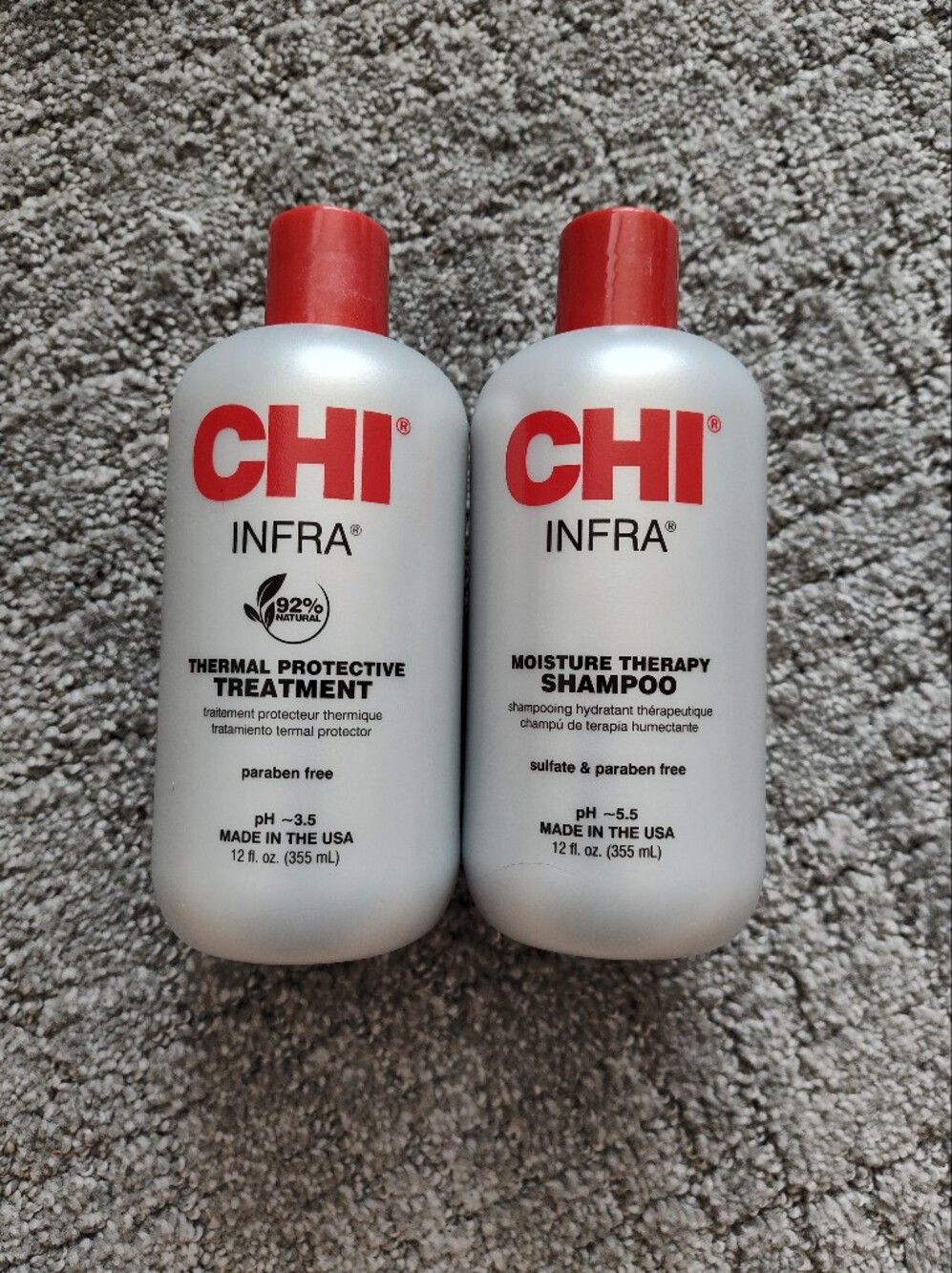 Chi Infra Moisture Therapy Shampoo & Thermal Protective Treatment Chi